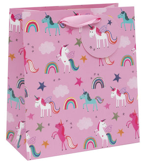 Unicorn Pink Gift Bag (Medium)