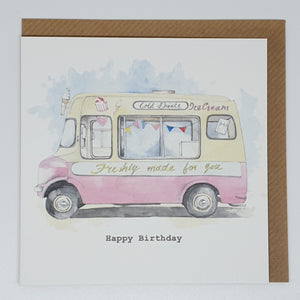 Happy Birthday Ice Cream Van