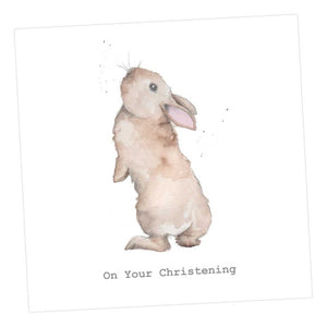Christening Standing Bunny