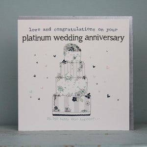 Platinum Wedding Anniversary