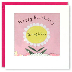 Daughter Flower Birthday (Shakies Card)
