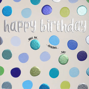 Happy Birthday Blue Spots