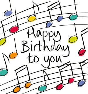 Birthday Musical Notes