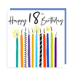 Happy Birthday 18 - Candles