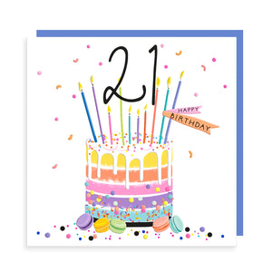 Happy Birthday 21 - Cake