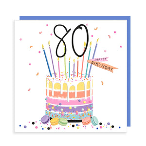 Happy Birthday 80 - Cake
