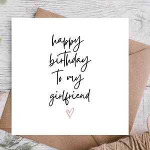 Happy Birthday To My Girlfriend