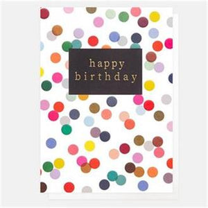 Multi Mini Dots Happy Birthday