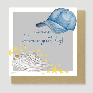 Baseball Cap Birthday Card