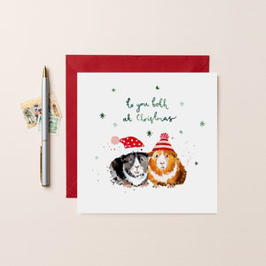 Guinea Pigs To You Both At Christmas