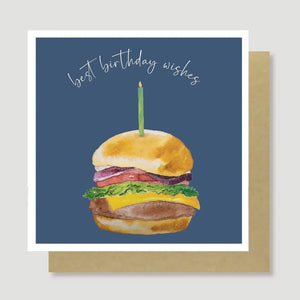 Burger Birthday Card
