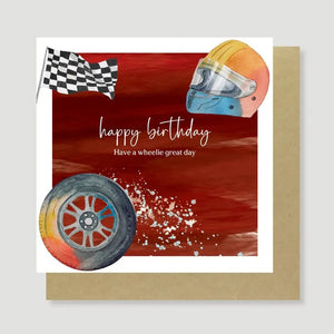 Motorsport Birthday Card