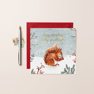Squirrel Happy Christmas Granddaughter