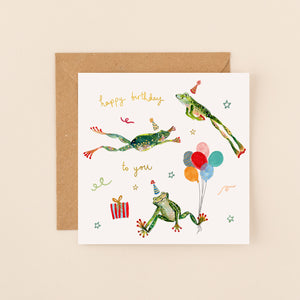 Happy Birthday Jumping Frogs