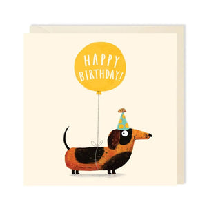 Dachshund Puppy Birthday Card