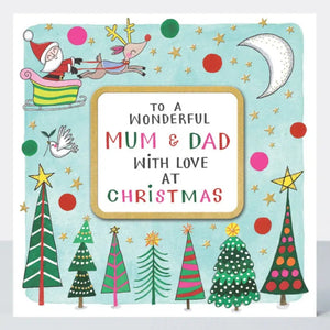 Wonderful Mum & Dad Santa & Trees