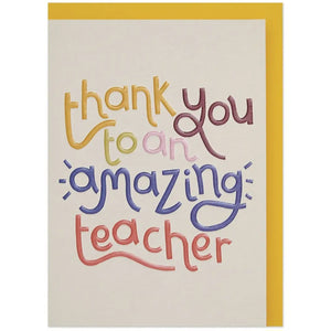 Thank You Amazing Teacher