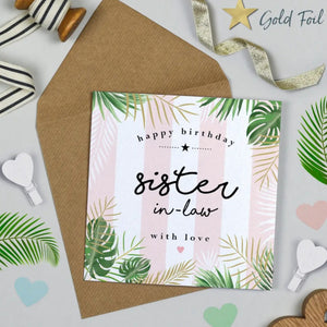 Palm Leaf Sister in Law