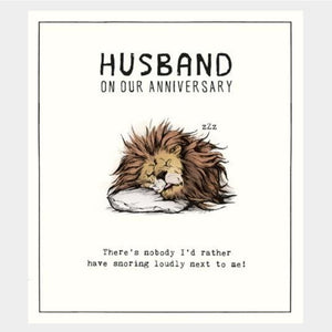 Lion Snoring Husband
