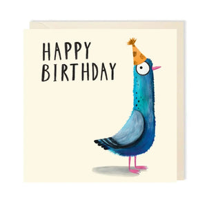 Funny Pigeon Happy Birthday