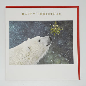 Bear & Mistletoe - Happy Christmas
