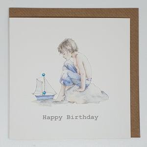 Happy Birthday Sailing Boat