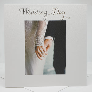 Bride & Groom Holding Hands - Wedding Day
