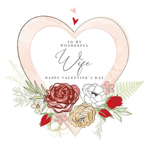 To My Wonderful Wife, Happy Valentine's Day