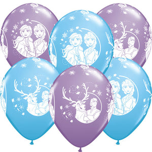 Disney Frozen 2 12" Latex Balloons (Pack of 6)