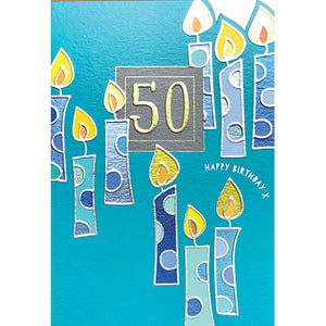 Age 50 Candles