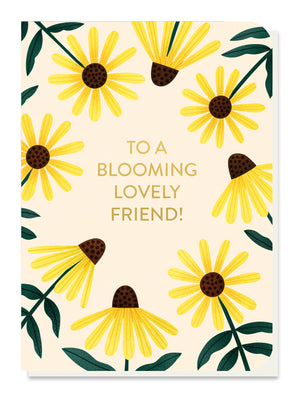 To A Blooming Lovely Friend