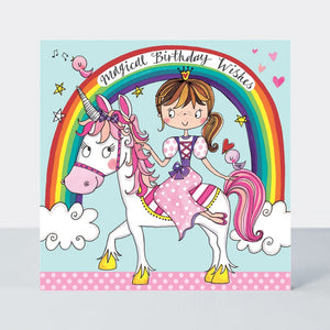 Princess & Unicorn - Jigsaw Card