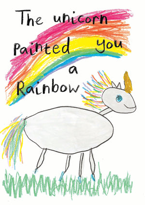 Unicorn Painted A Rainbow