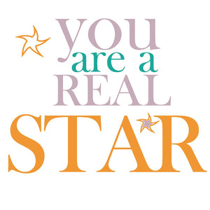 You're a Real Star! - Mini Card
