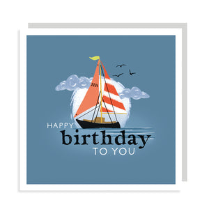 Happy birthday to you - Sail boat