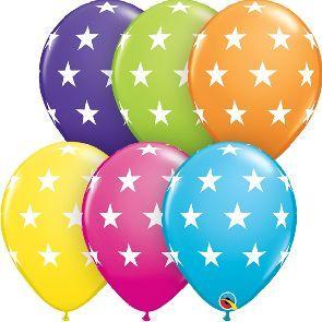 Big Star 11" Latex Balloons (Pack of 6)