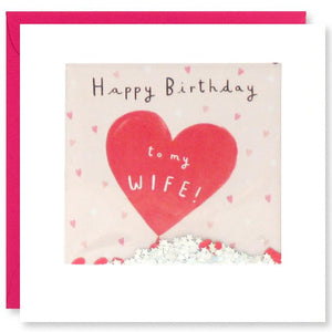 Happy Birthday To My Wife (Shakies Card)
