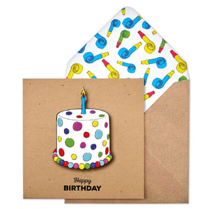 Happy Birthday Spotty Cake