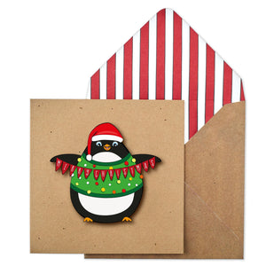Christmas Bunting Penguin