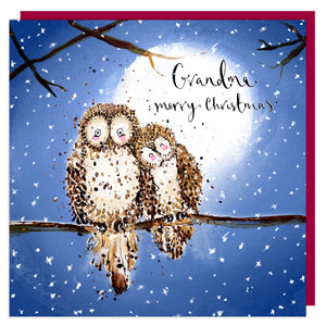 Grandma Christmas Owls