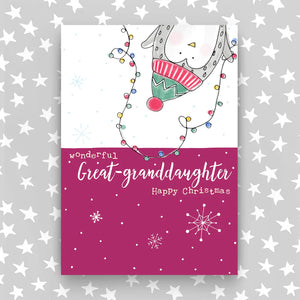 Happy Christmas Wonderful Great-Granddaughter