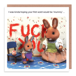 First Word Greeting Card