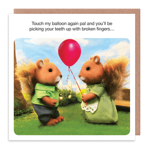 Touch My Balloon Greeting Card