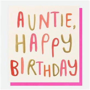 Auntie Happy Birthday